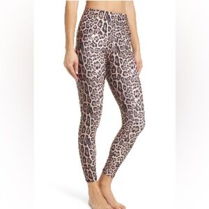 Onzie Brown and Black Leopard Print Leggings